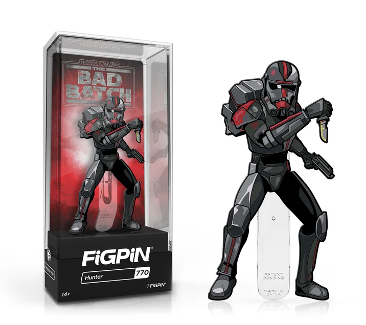 FiGPiN: Star Wars: The Bad Batch™ - Hunter™ #770 (First Edition)