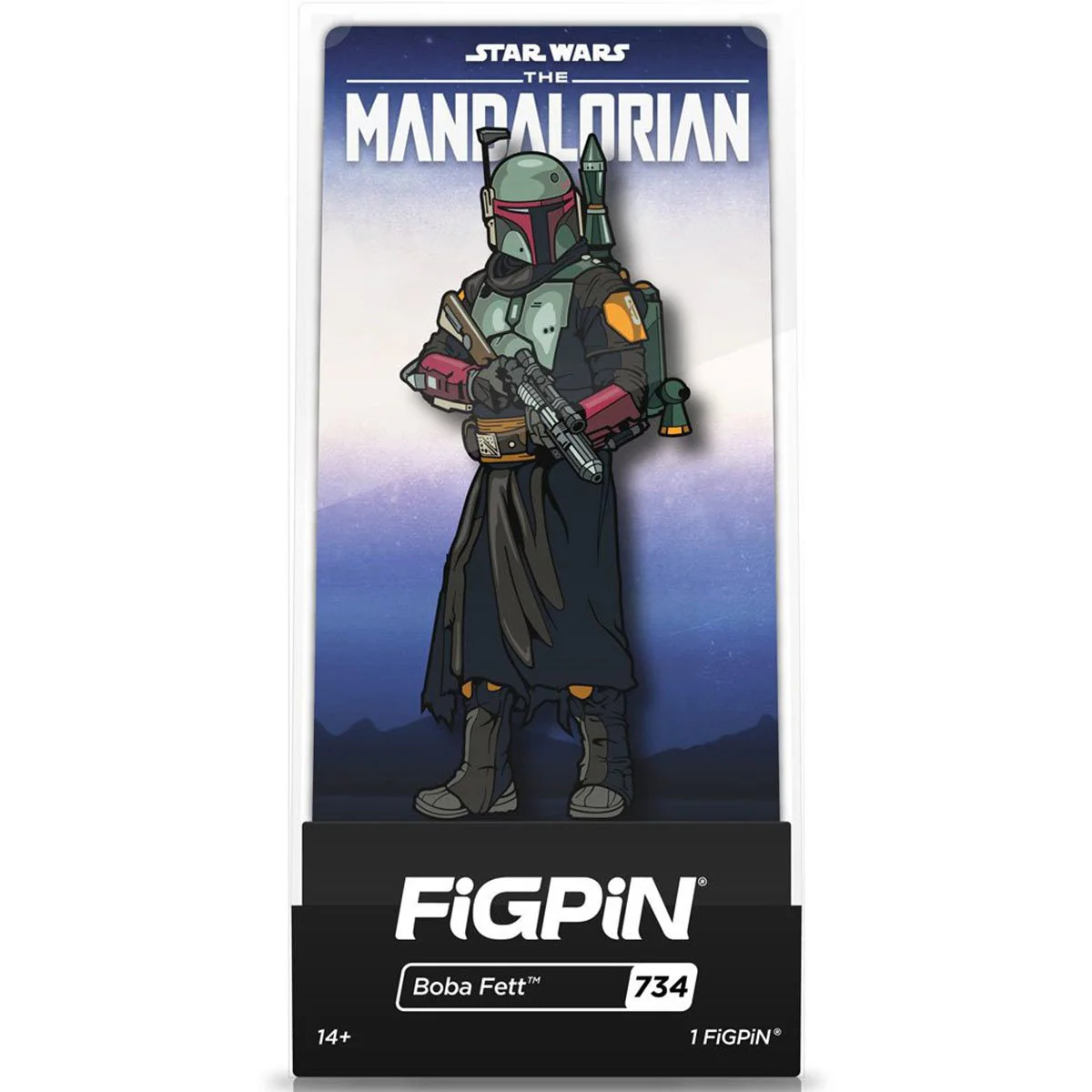 FiGPiN: The Mandalorian - Boba Fett (734) - Image 2