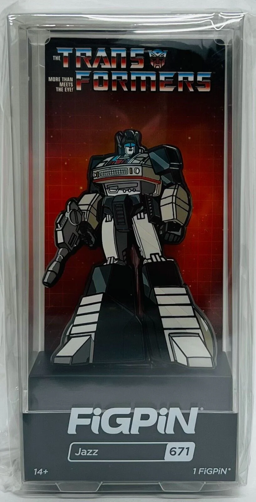 FiGPiN Transformers Jazz 671 Collectible Pin Limited Edition 3000 Exclusive