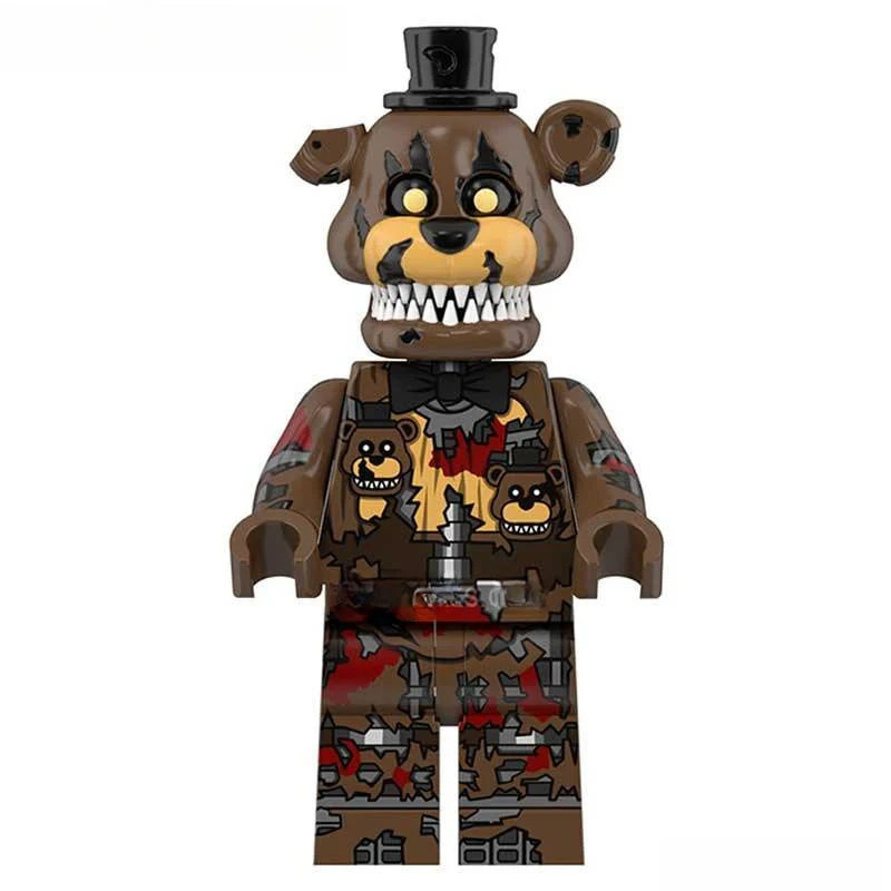 Five Nights At Freddys Nightmare Freddy Lego Minifigures custom toys