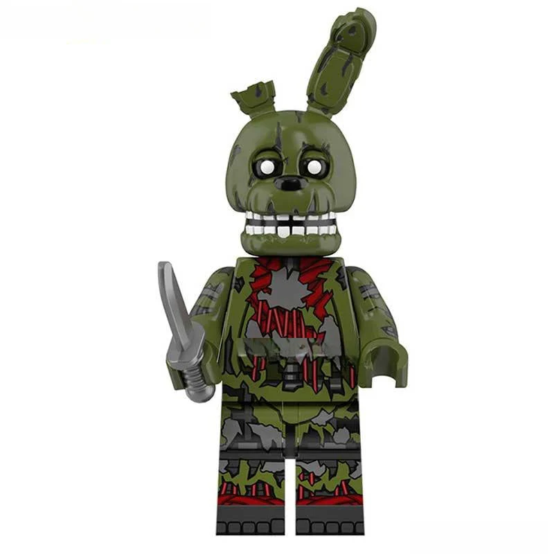 Five Nights At Freddys Springtrap Lego Minifigures custom toys