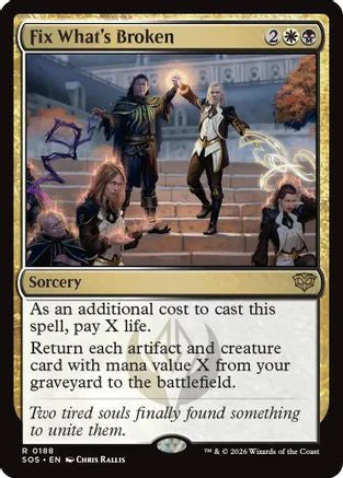Fix What's Broken (SOS-188) - Secrets of Strixhaven Foil
