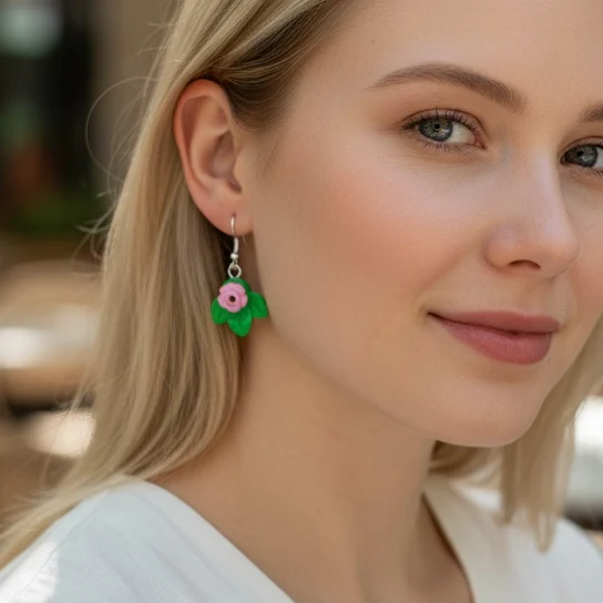 Flower Earrings - Image 2