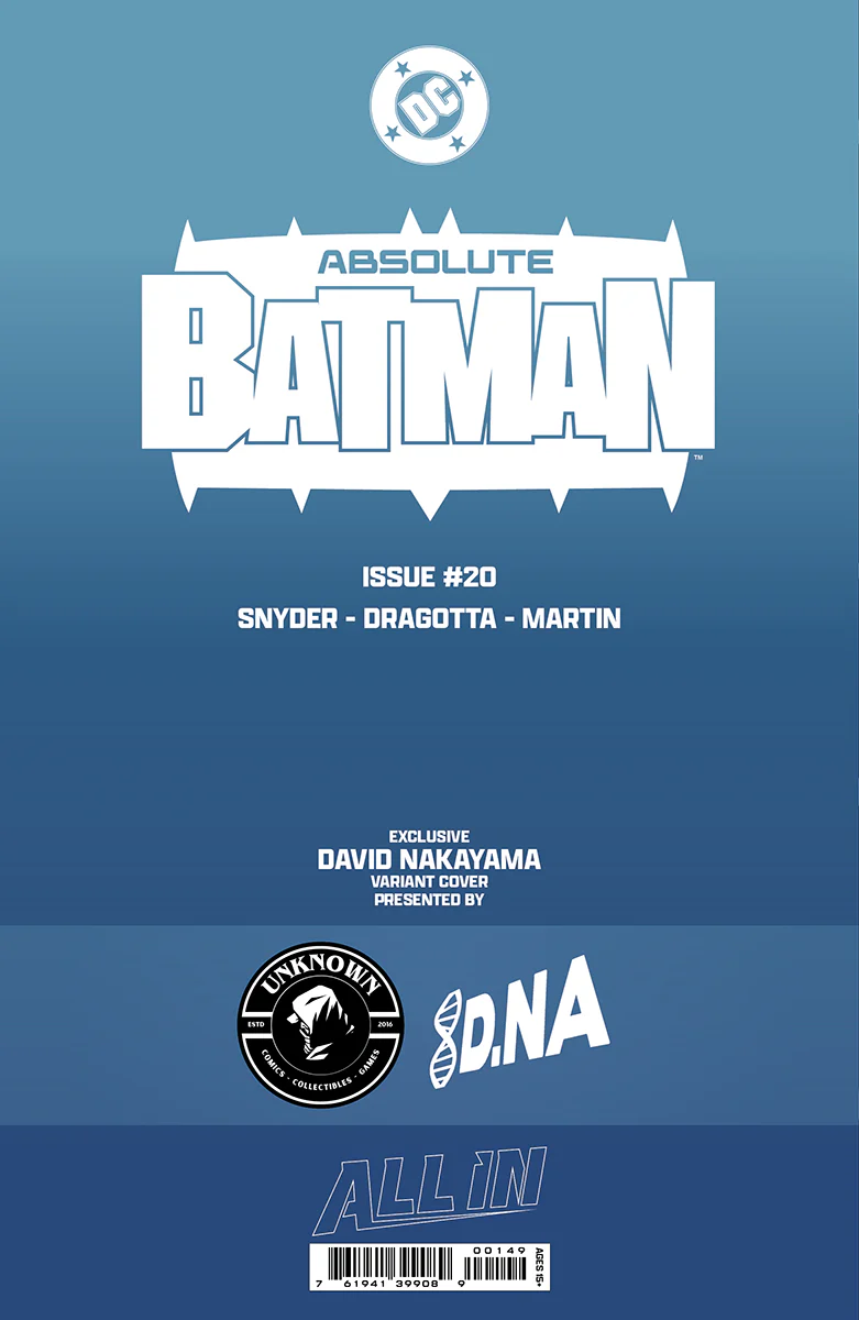 [FOIL] ABSOLUTE BATMAN #20 DAVID NAKAYAMA EXCLUSIVE VIRGIN VAR (05/13/2026) - Image 3