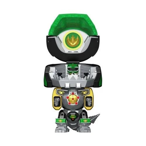 Funko Pop! Bitty Bot Power Rangers Dragonzord with Green Ranger Vinyl Figure - Image 7