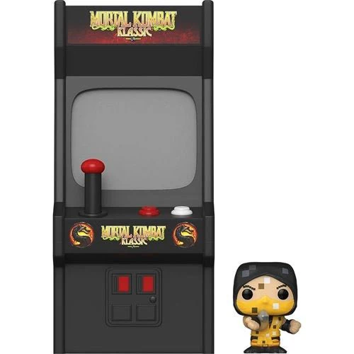 Funko Pop! Bitty - Mortal Kombat Scorpion Arcade Cabinet - Image 3