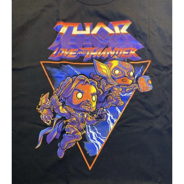 Funko POP! Tee Marvel Thor Love and Thunder Size (Large) T-Shirt Collector Corps Exclusive