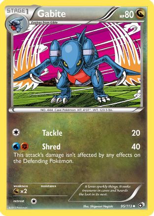 Gabite 095/113 - Legendary Treasures Reverse Holofoil