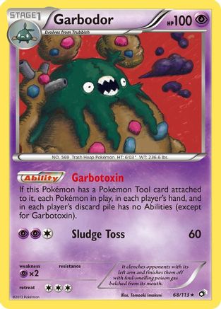 Garbodor 068/113 - Legendary Treasures Holofoil