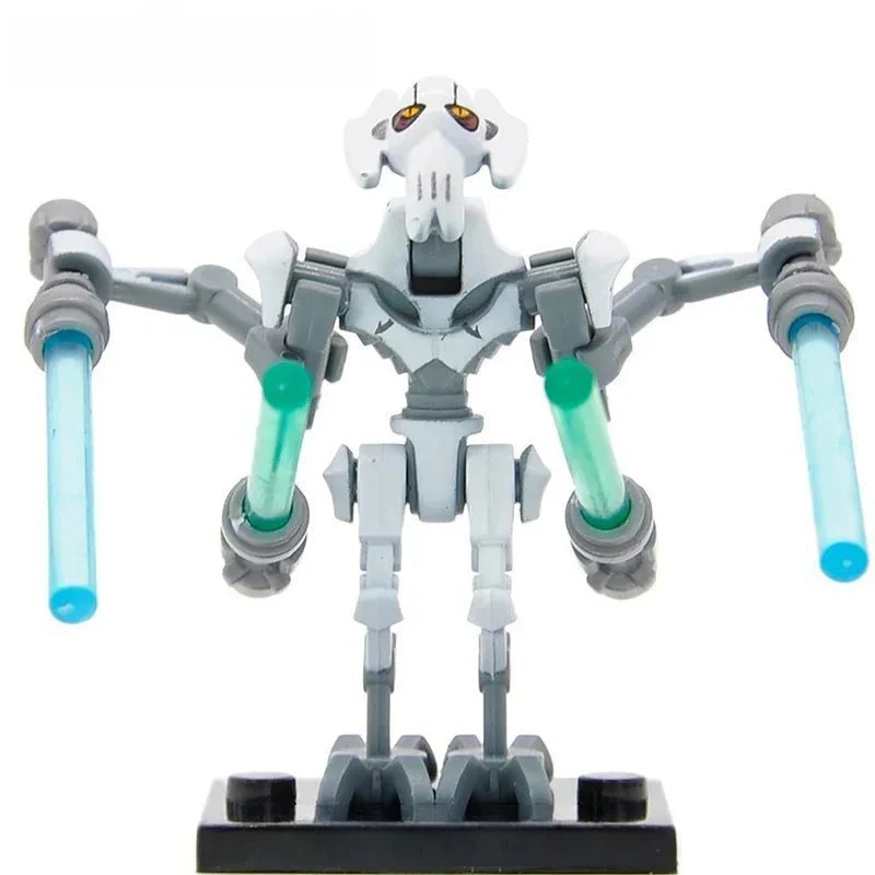 General Grievous set of 2 Star Wars Lego Minifigure Custom Toys - Image 2