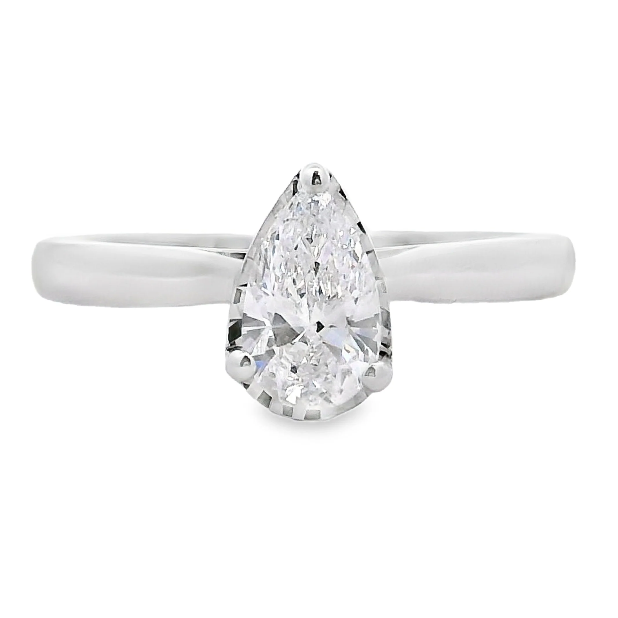 Genuine .50ct Lab Grown Diamond 10KT White Gold