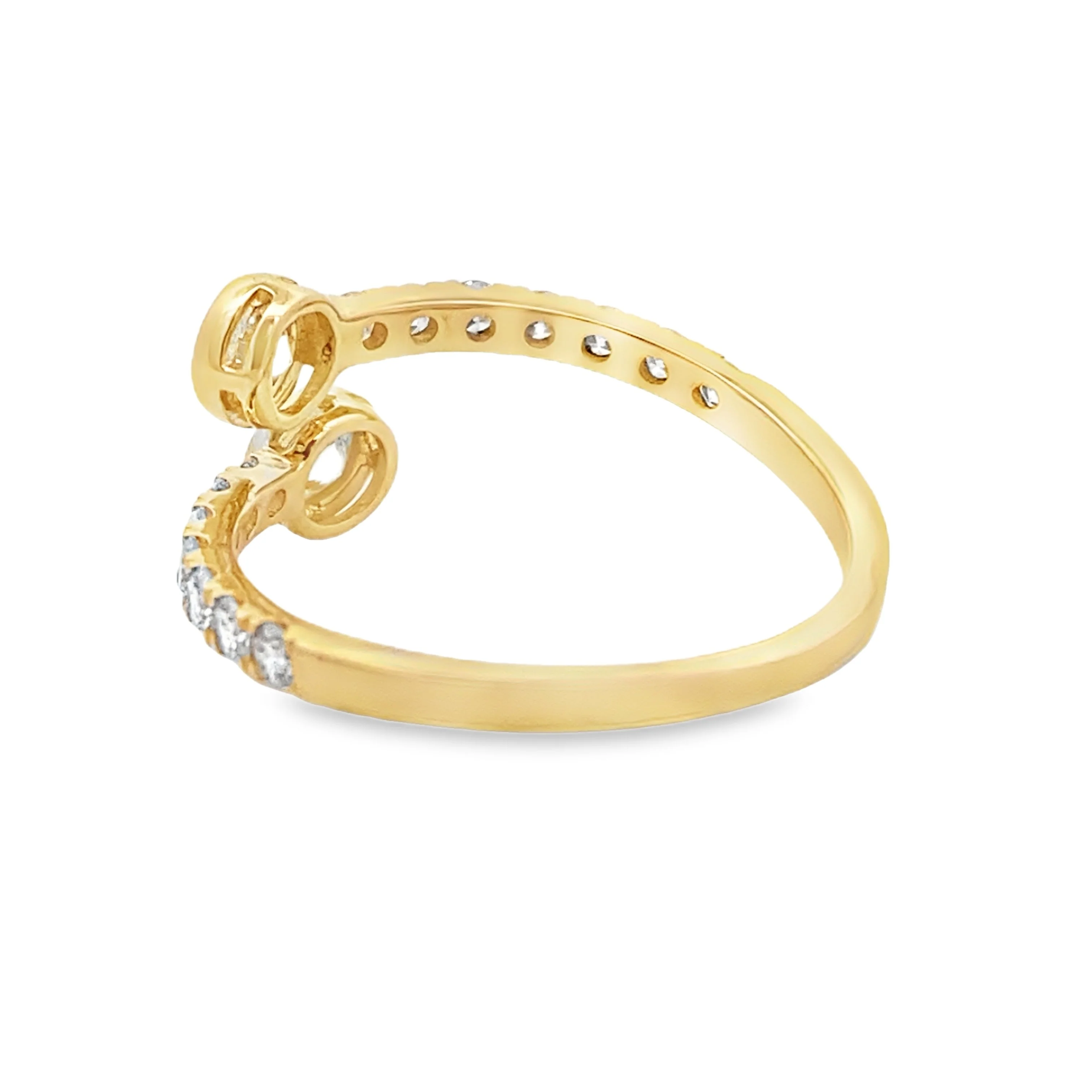 Genuine .81ct Lab Grown Diamond Ring 14KT Yellow Gold - Image 2