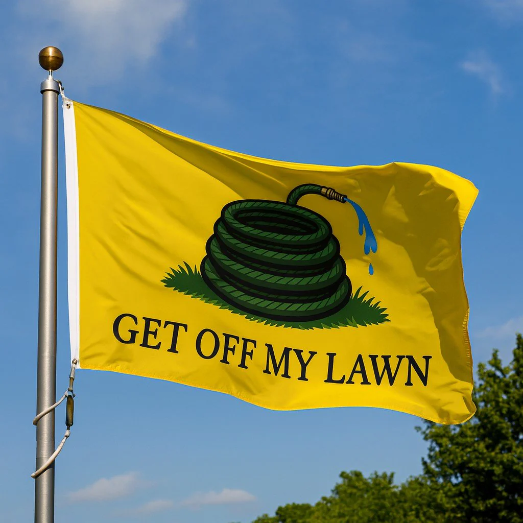 Get Off My Lawn Flag - Image 2