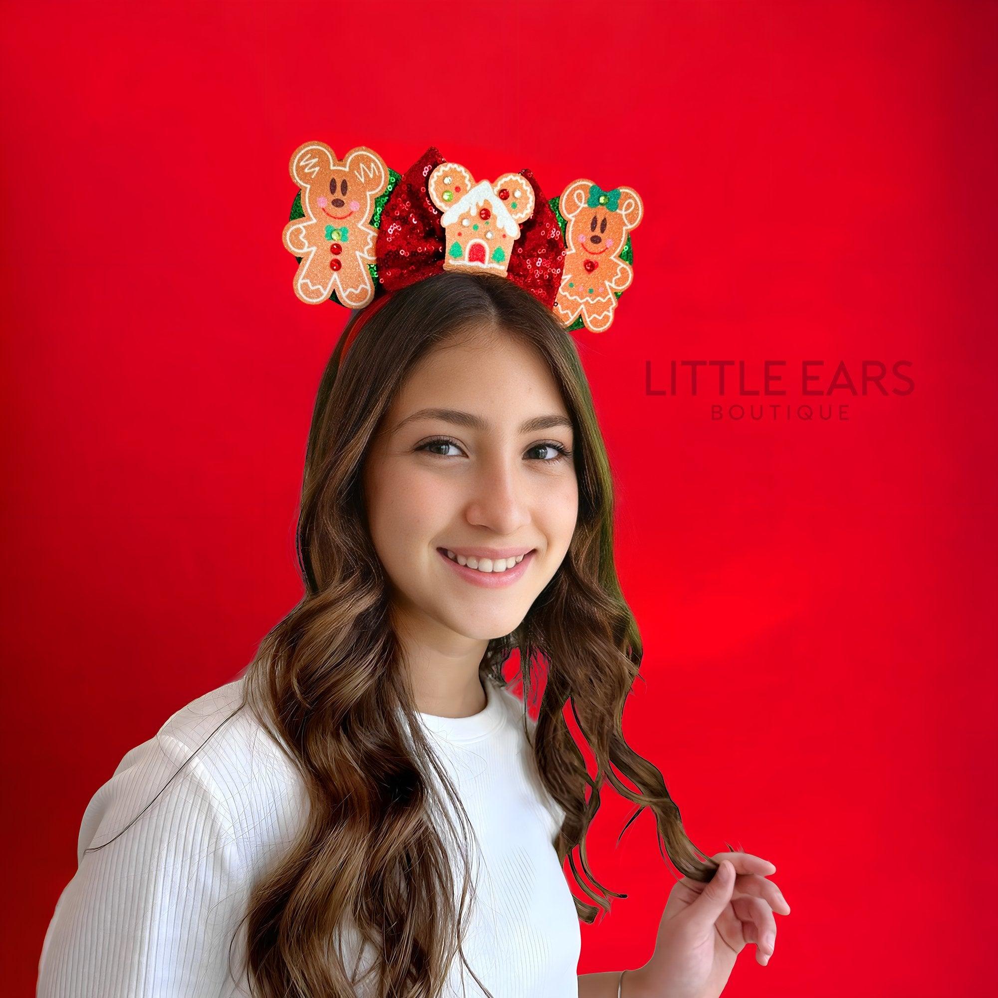 Gingerbread Christmas Mickey Ears - Image 2