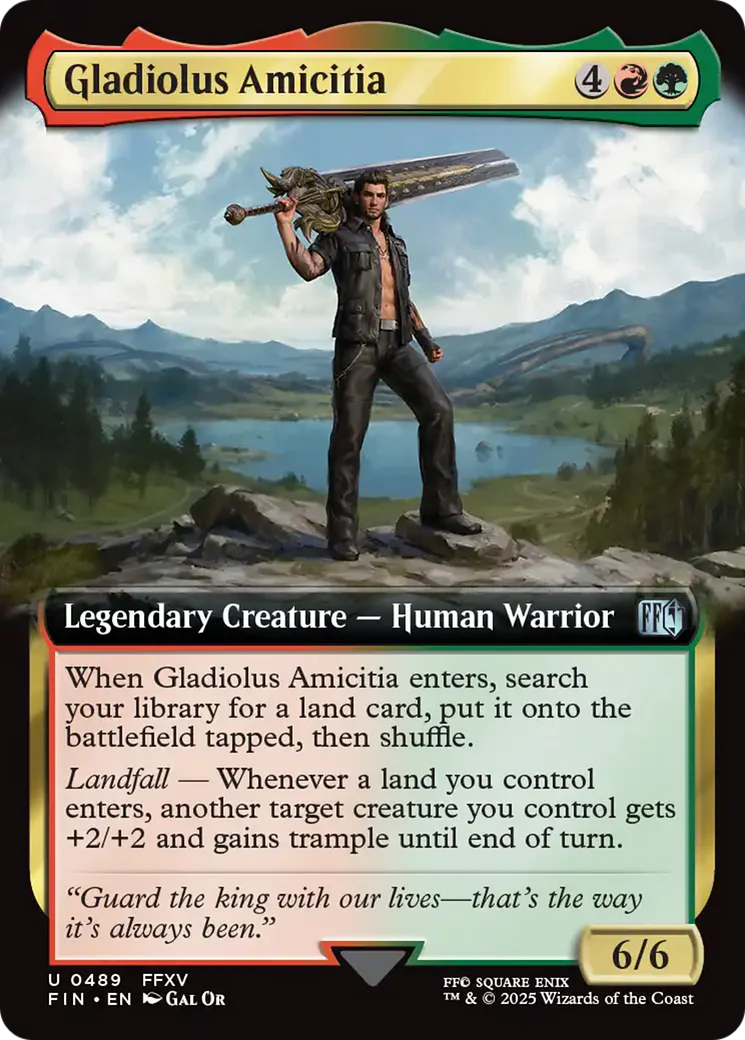 Gladiolus Amicitia (FIN-489) - FINAL FANTASY: (Extended Art)