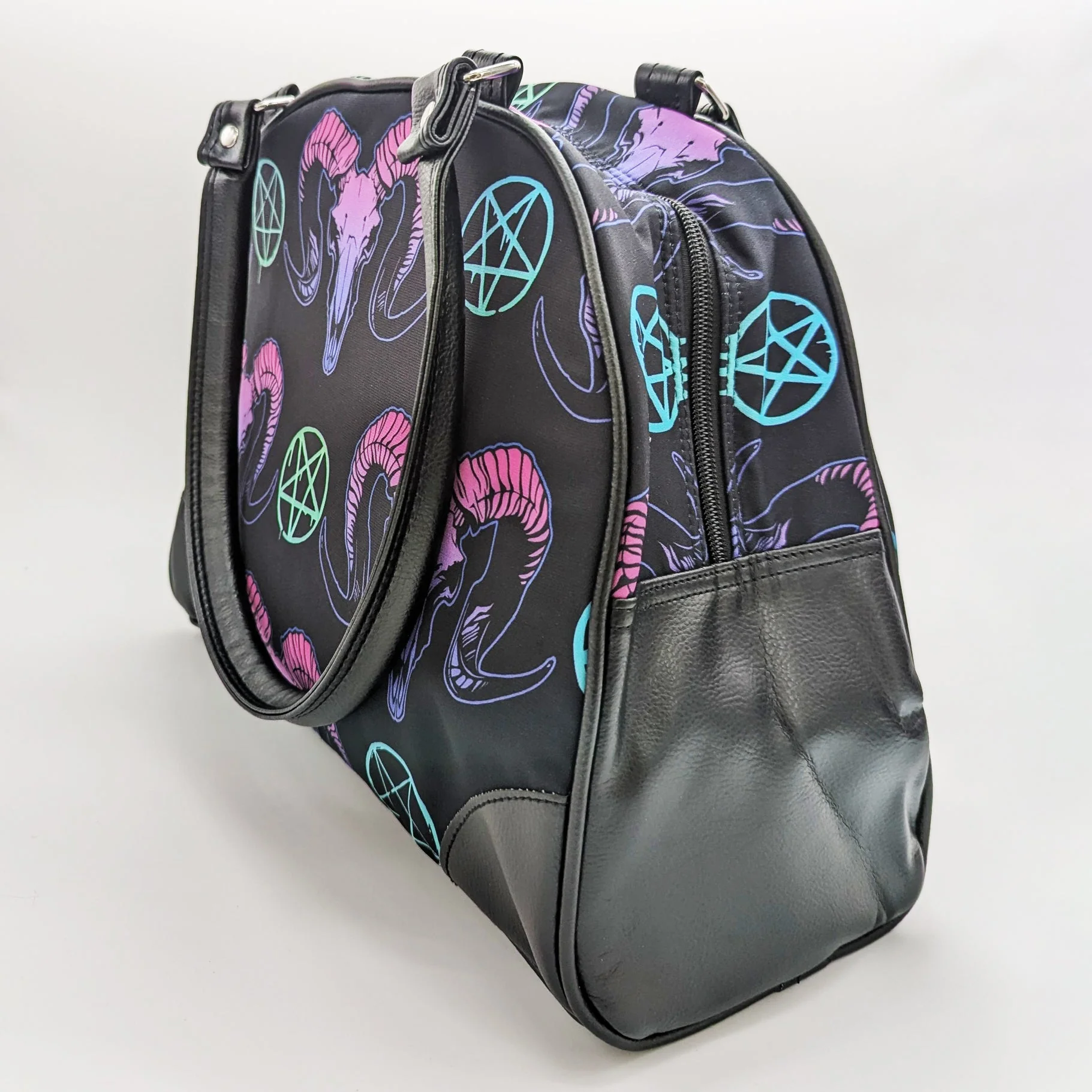 Goat Skulls and Pentacles Purse - Image 2
