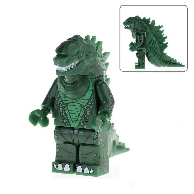 Godzilla Green Kaiju Lego Minifigures Custom Toys - Image 4