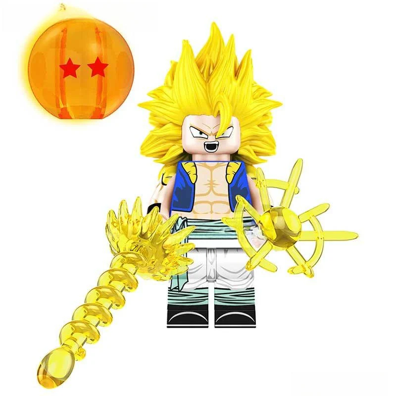 Gotenks Dragon Ball Z Lego Minifigures Anime Custom Toys 2