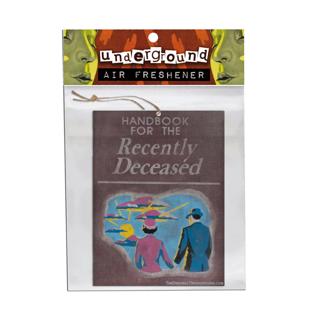 Handbook for the Recently Deceased Air Freshener - Image 2