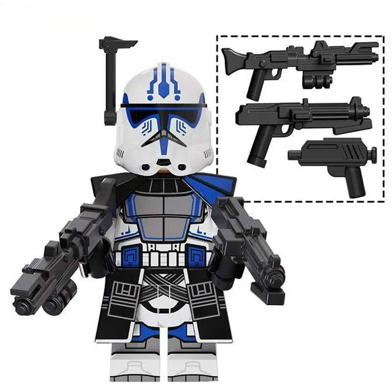 hardcase 501st Legion Clone trooper Phase 2 Lego Minifigures Custom Toys