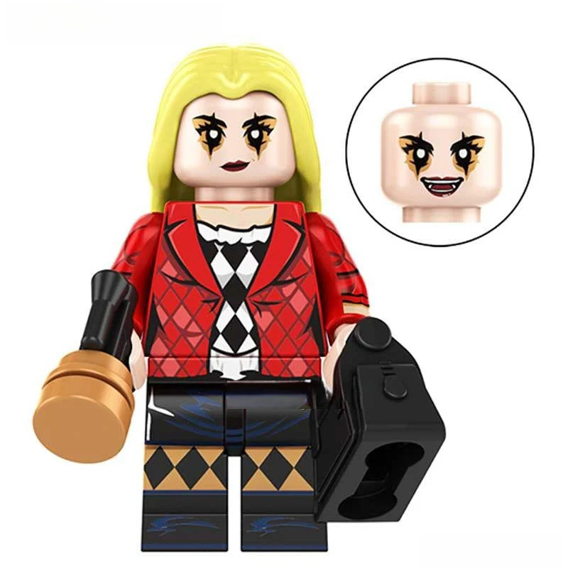 Harley Quinn from Joker 2 lady gaga Lego Minifigures Custom Toys 3