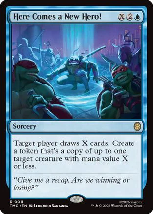 Here Comes a New Hero! (TMC-011) - Commander: Teenage Mutant Ninja Turtles Foil