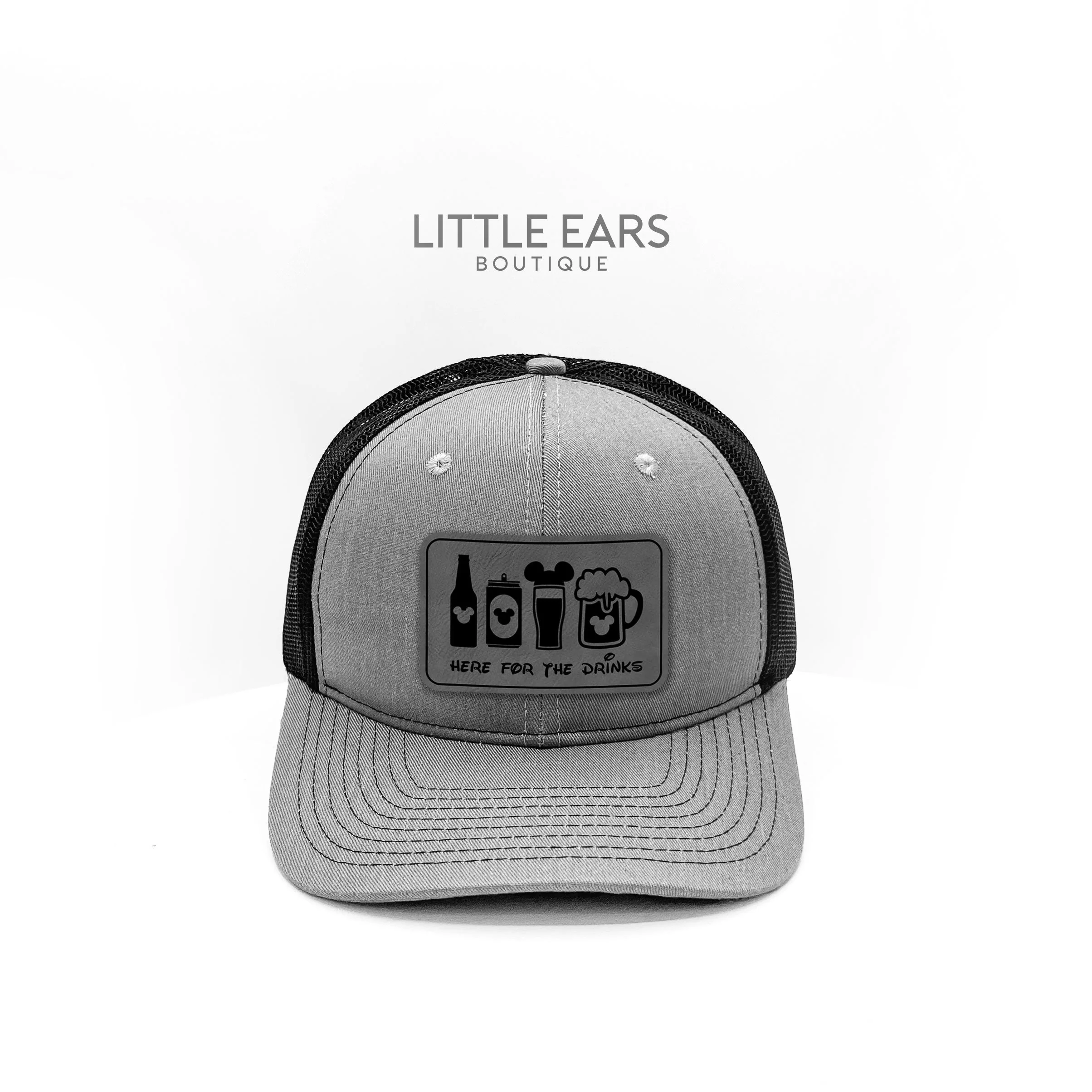 Here for the Drinks Trucker Hat - Image 2