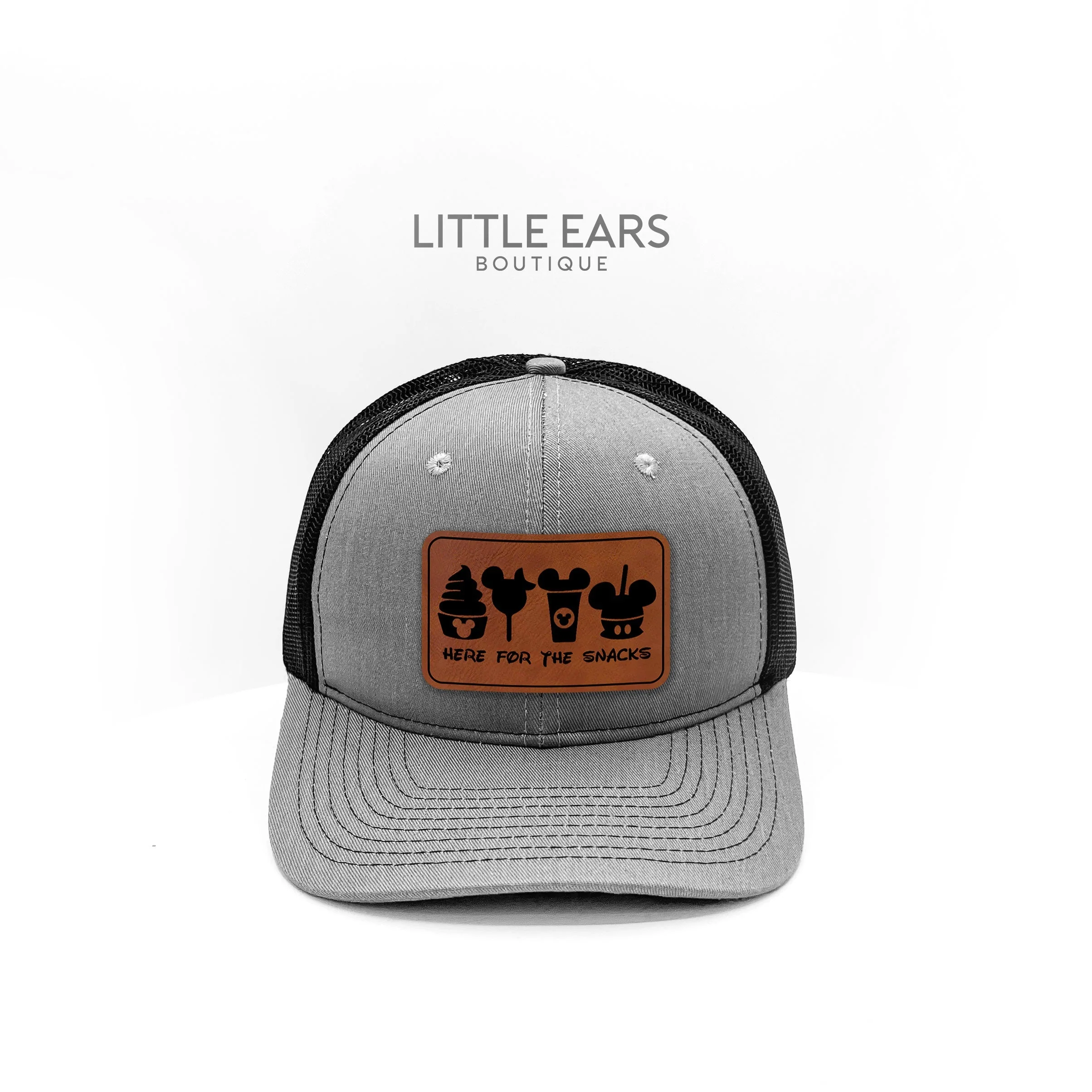 Here for the Snacks Trucker Hat - Image 2