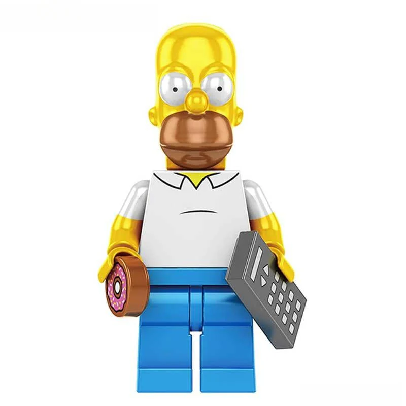 Homer Simpson | The Simpsons Lego Minifigures Custom toys