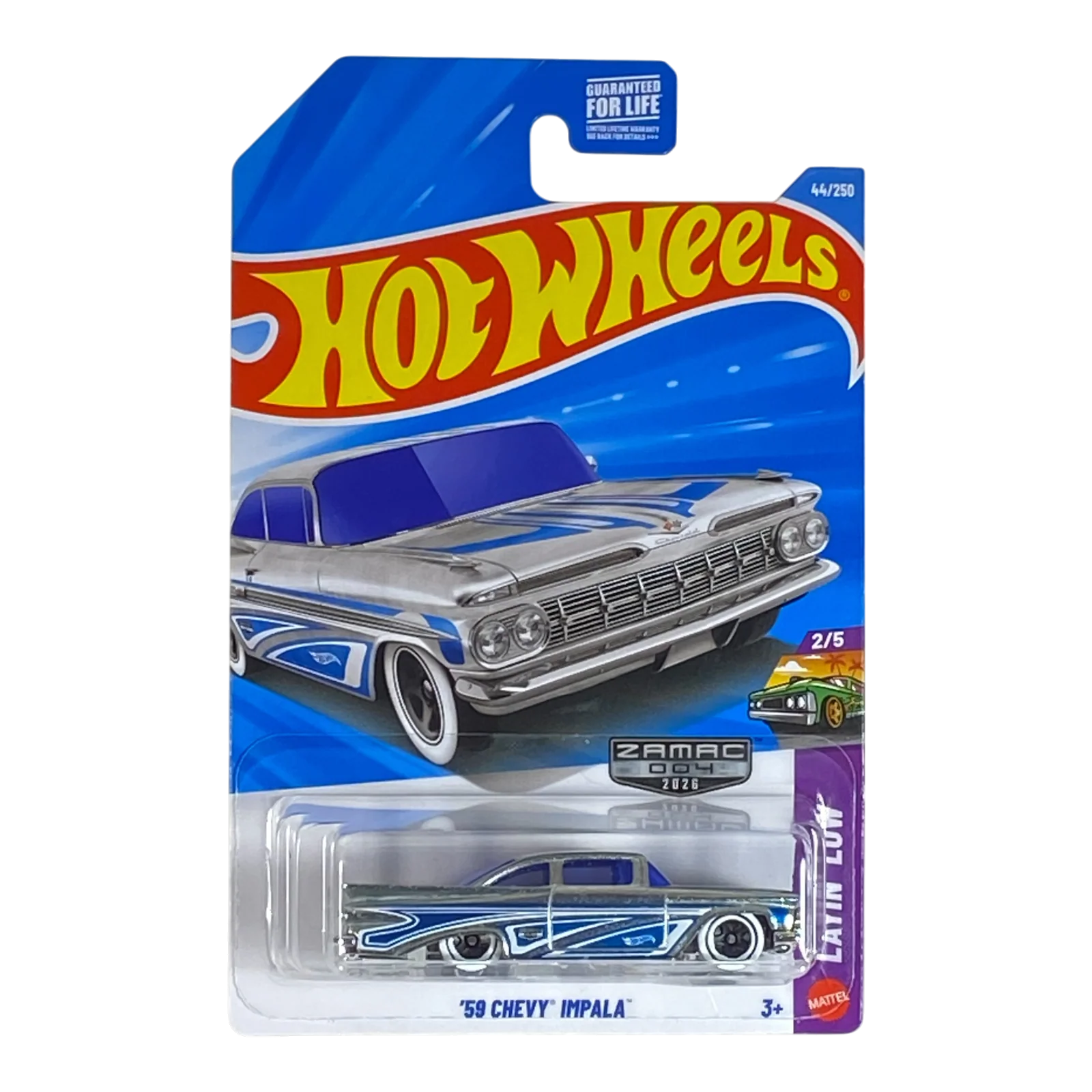 Hot Wheels '59 Chevy Impala (ZAMAC 004 2026) - Layin' Low Series 2/5