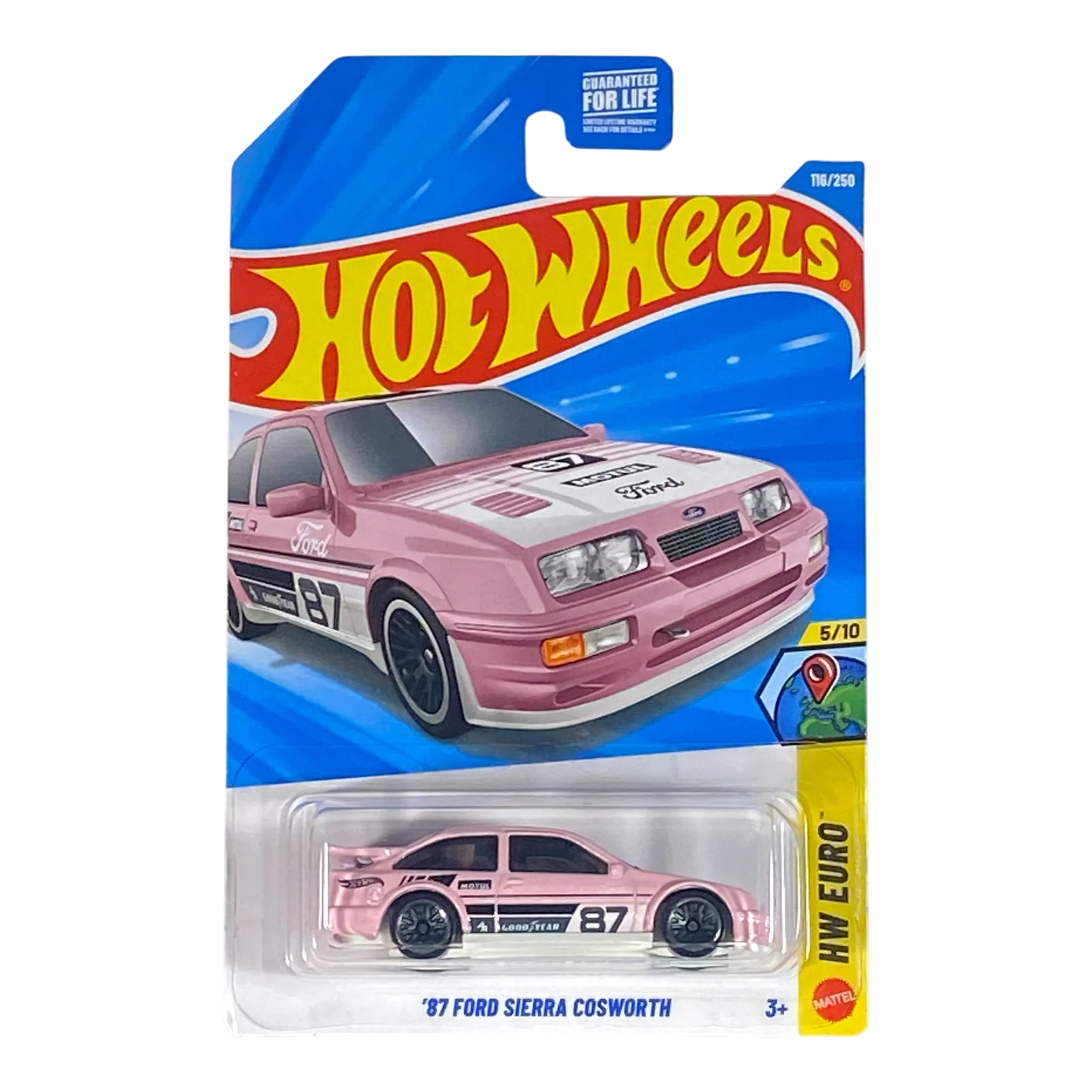 Hot Wheels '87 Ford Sierra Cosworth - HW Euro Series 5/10