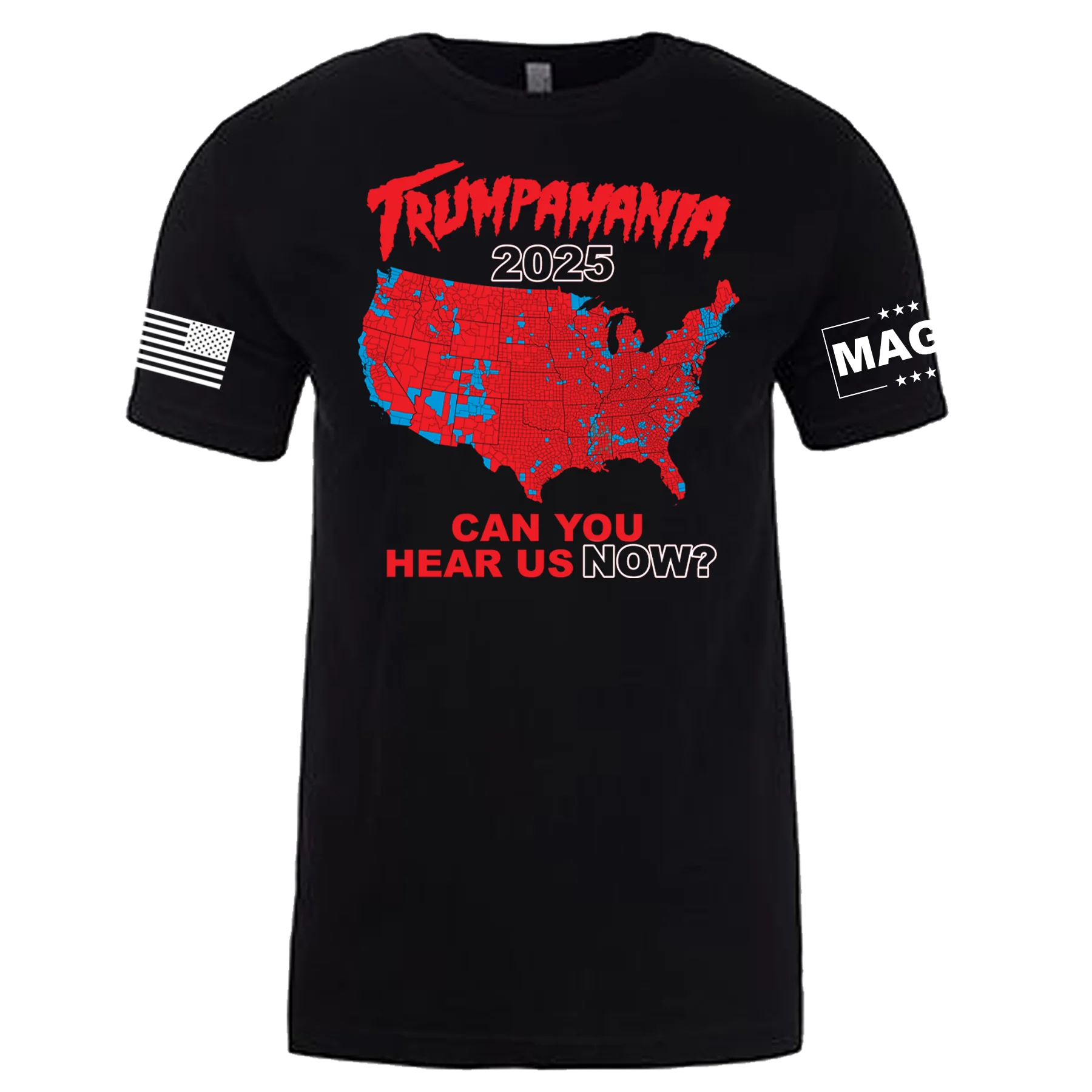 Hulk Hogan Trumpamania "Can You Hear Us Now?" Adult T-Shirt