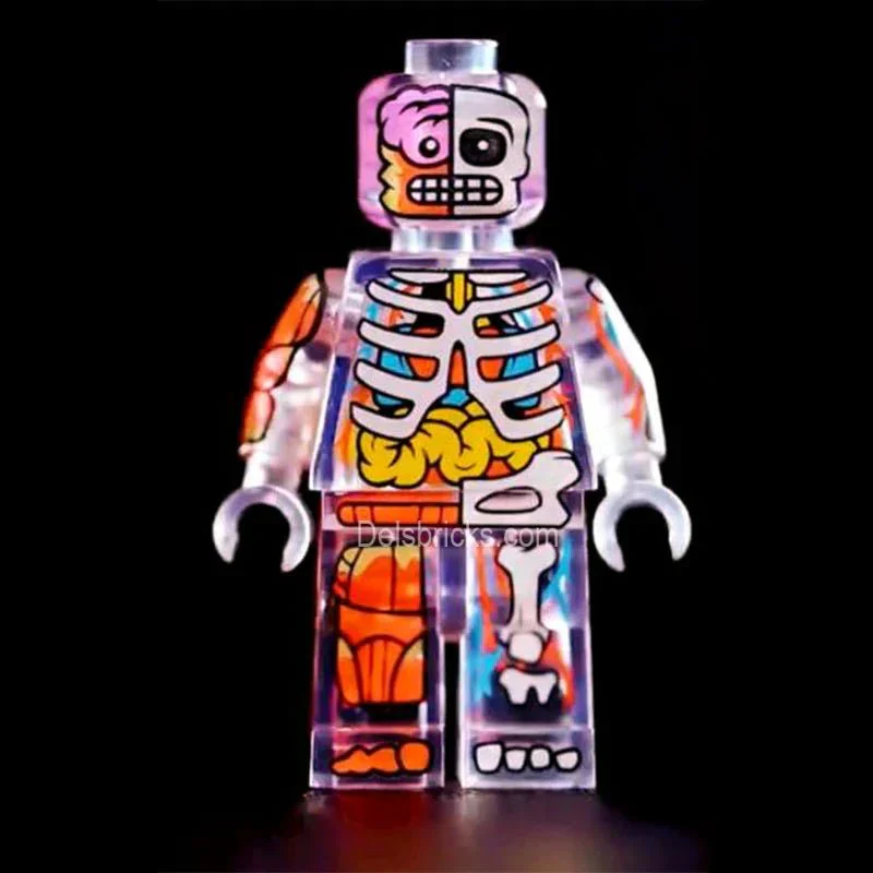 Human Body Transparent Visible Anatomy Man Lego Minifigures custom toys - Image 2