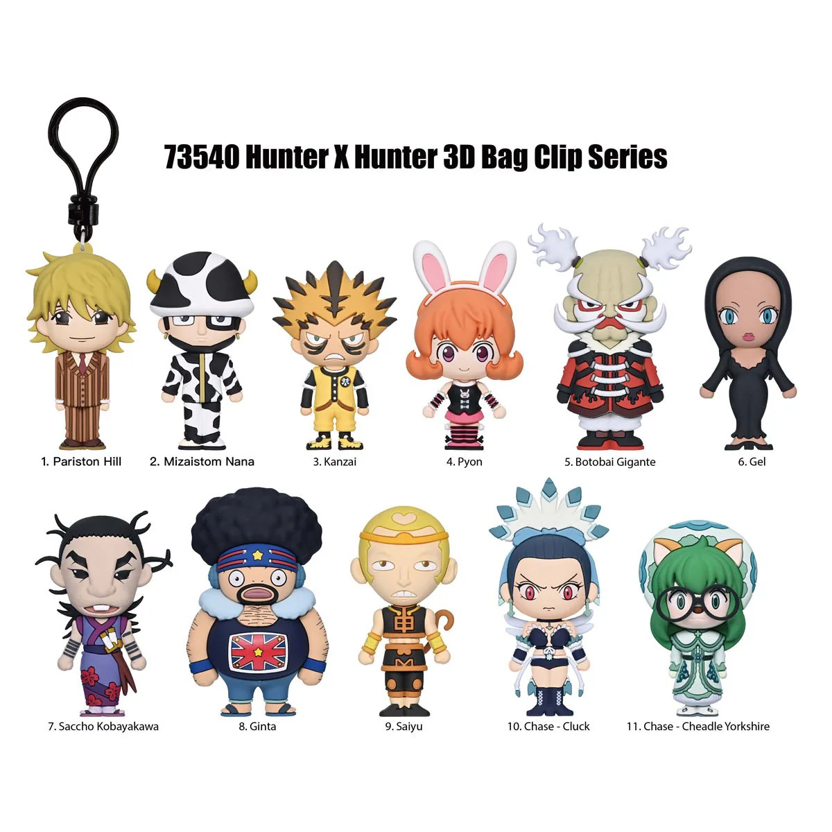 Hunter x Hunter Series 6 3D Foam Blind Bag Clip by Monogram - Image 2