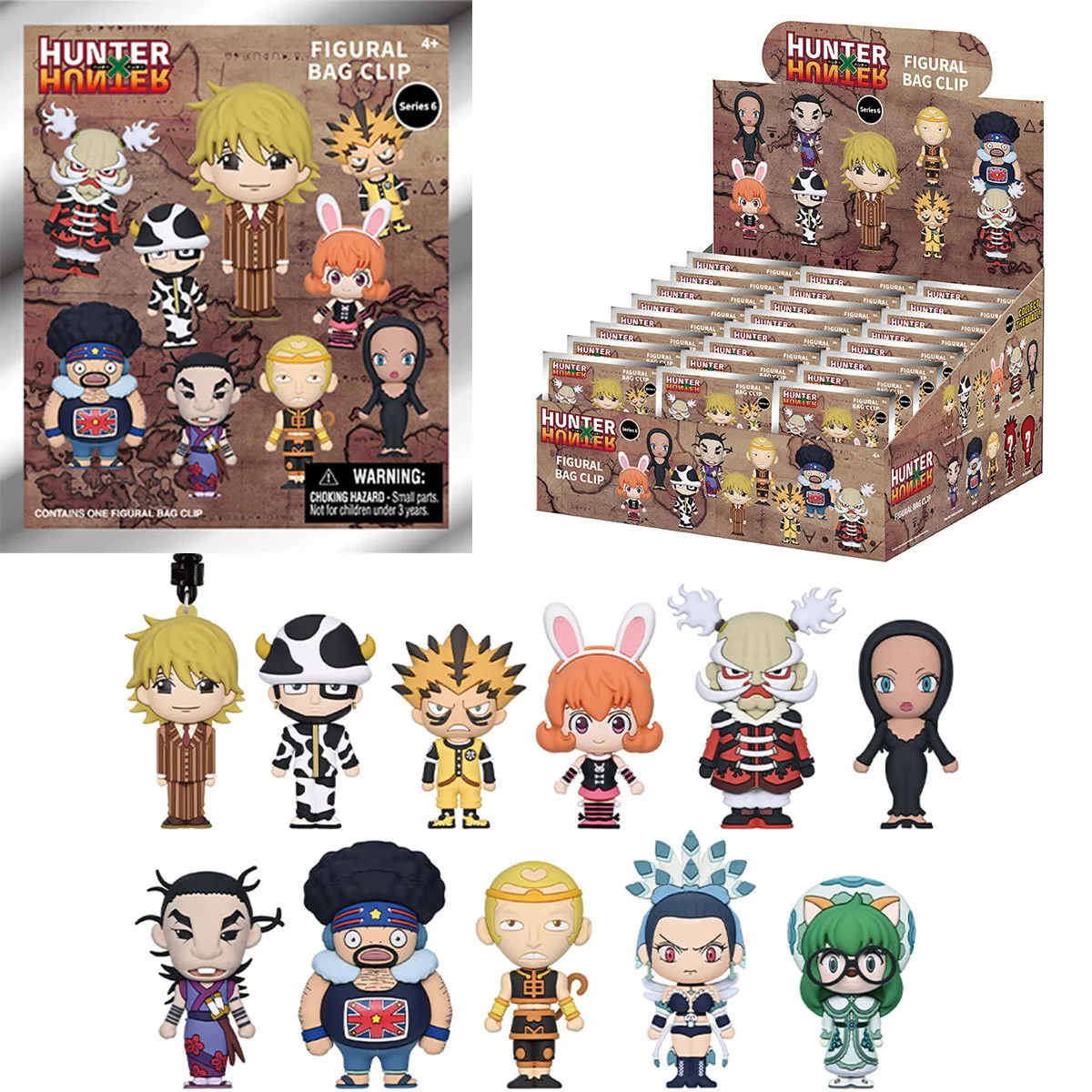 Hunter x Hunter Series 6 3D Foam Blind Bag Clip by Monogram - Image 3