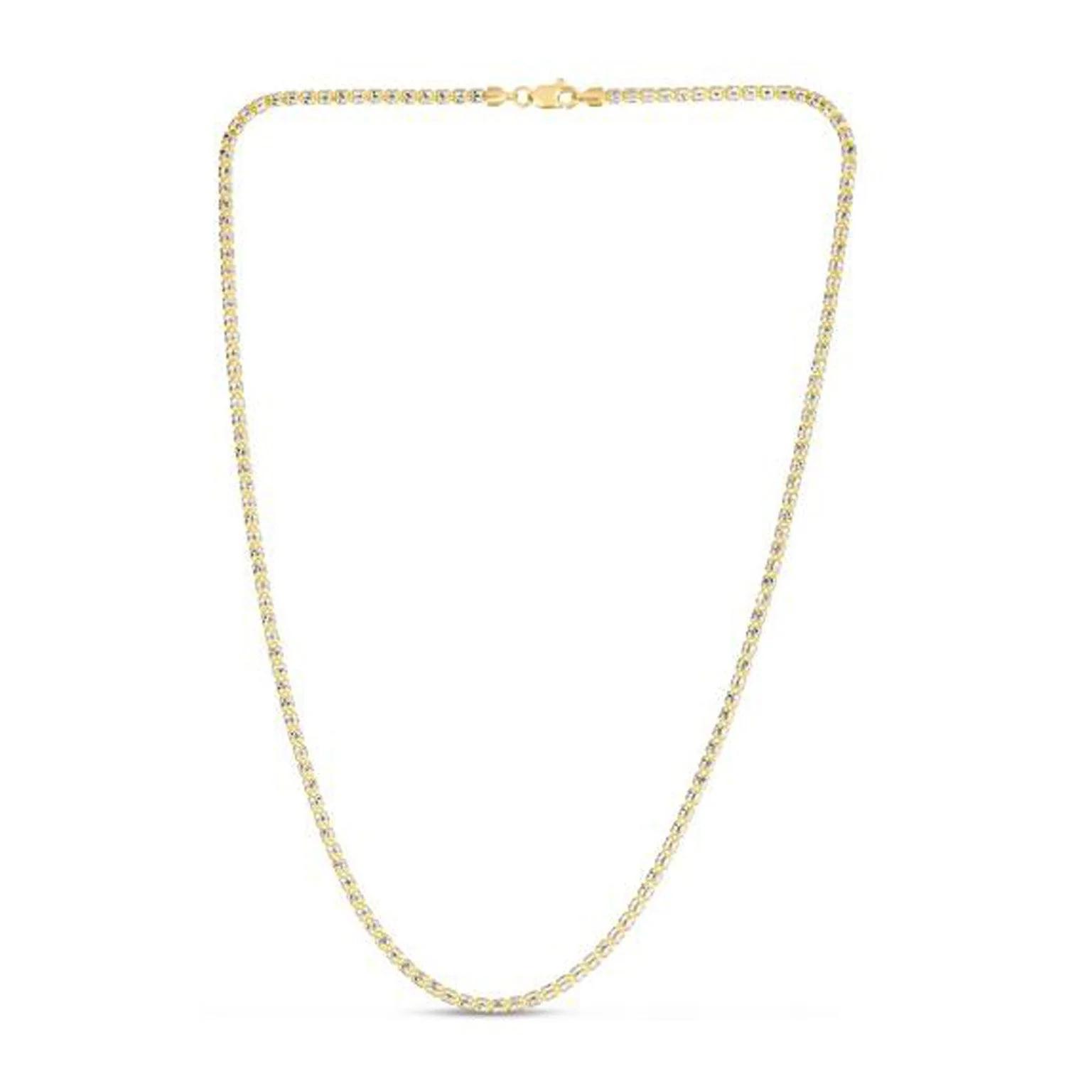 Ice Barrel Chain in 14k Yellow Gold (2.70 mm) - Image 3