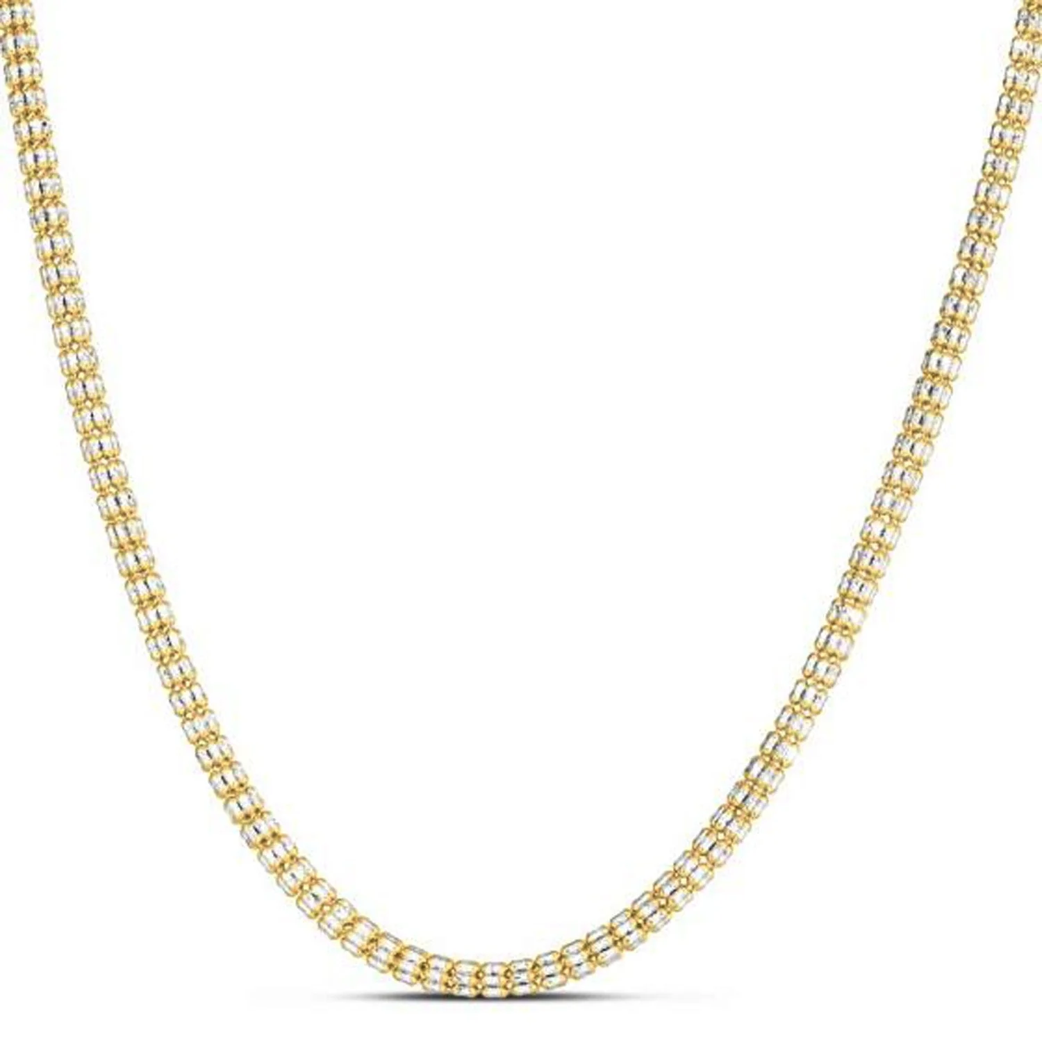 Ice Barrel Chain in 14k Yellow Gold (3.23 mm) - Image 6