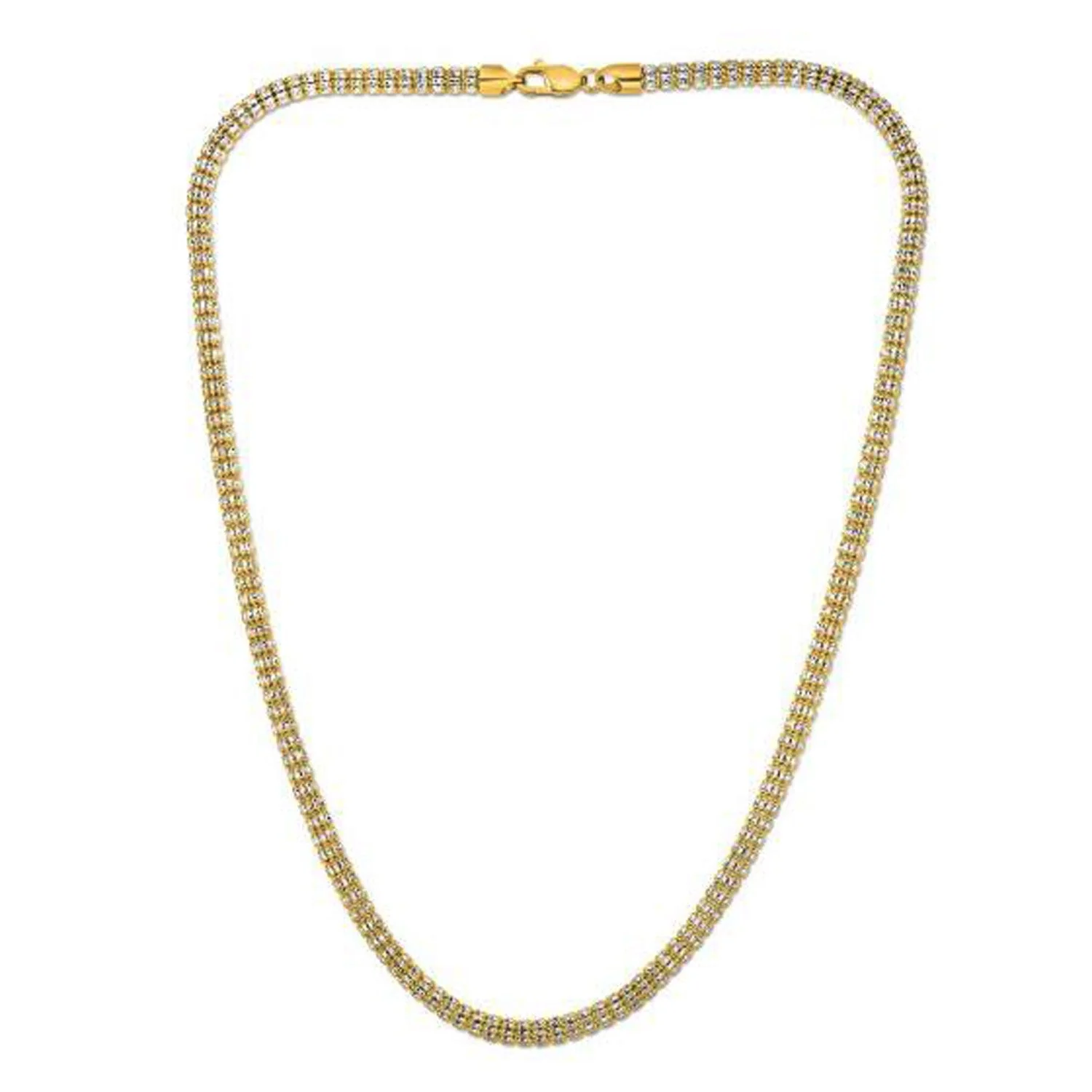 Ice Barrel Chain in 14k Yellow Gold (4.25 mm) - Image 7