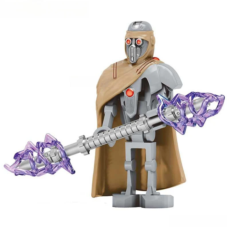 Ig-100 MagnaGuard Star Wars Lego Minifigures Custom Toys (Gray)