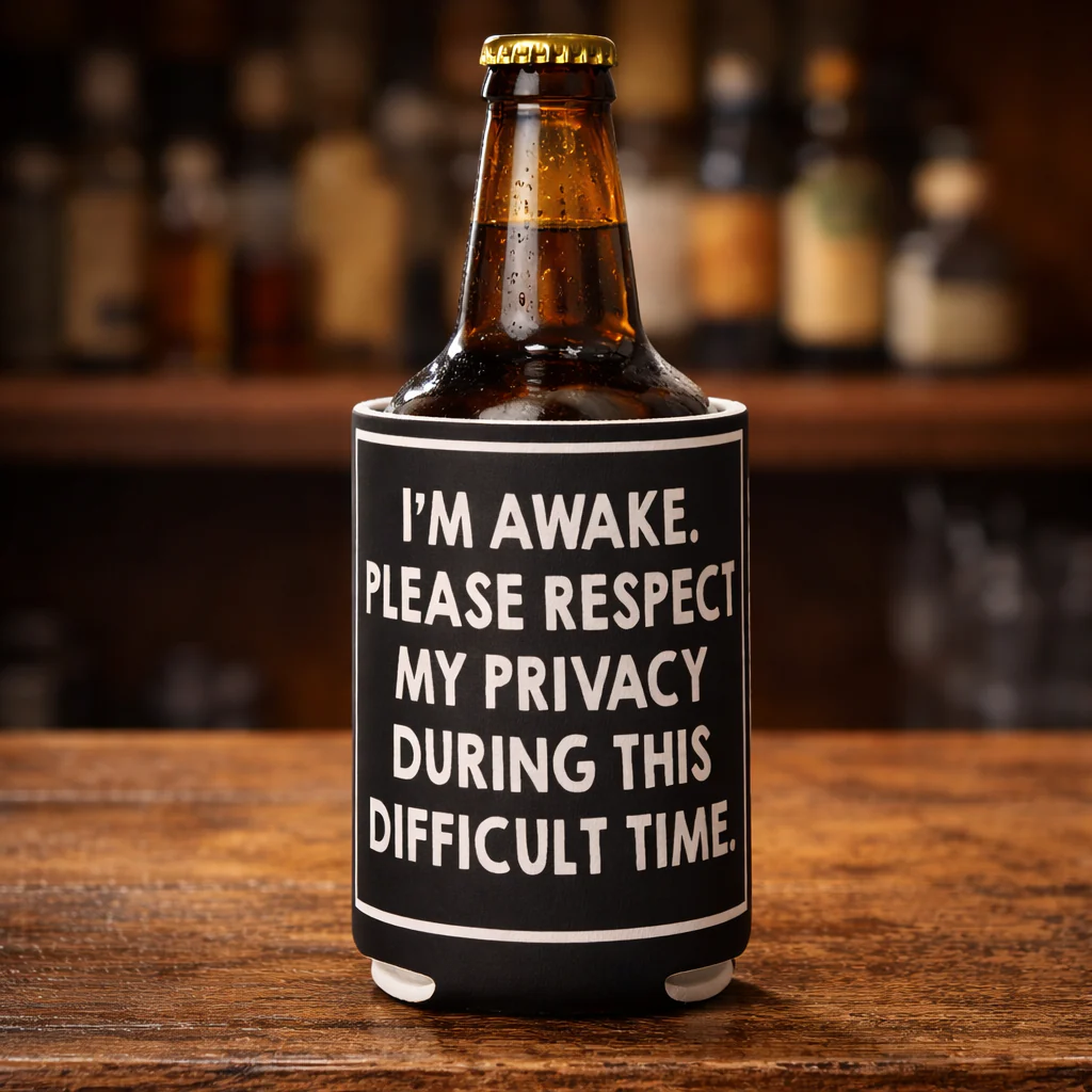 I'm Awake Please Respect My Privacy Can Cooler - Image 2