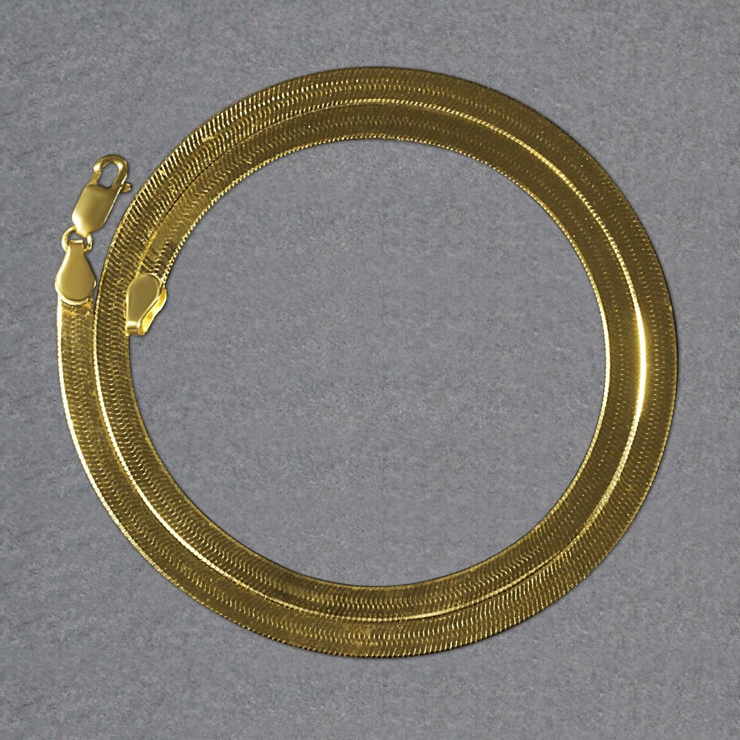 Imperial Herringbone Chain in 10k Yellow Gold (5.00 mm) - Image 5