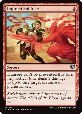 Impractical Joke (SOS-119) - Secrets of Strixhaven