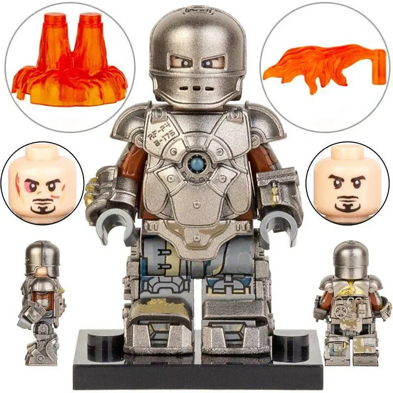 Iron Man Mark 1 First Ironman Suit lego Minifigures Custom Toys 1 - Image 6