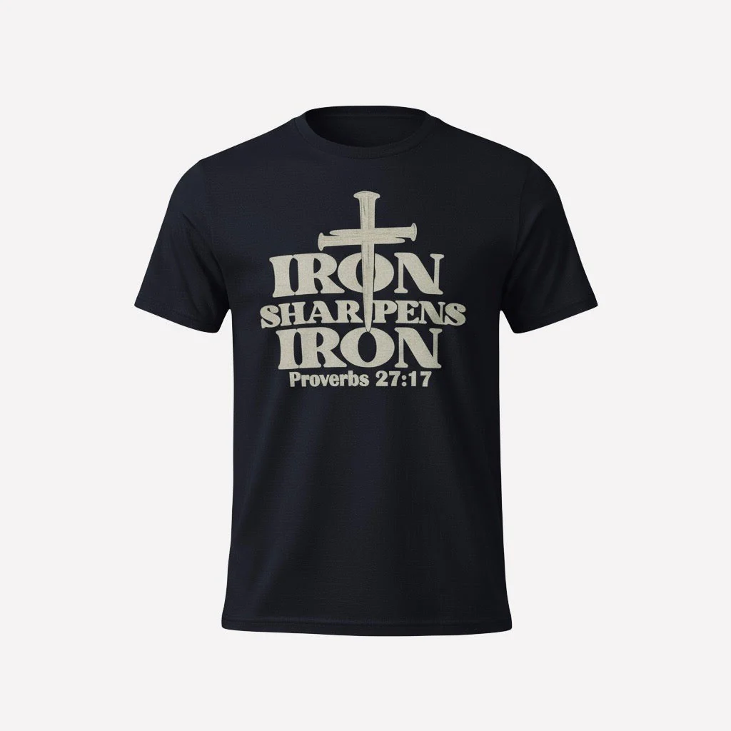 Iron Sharpens Iron Adult T-Shirt - Image 5