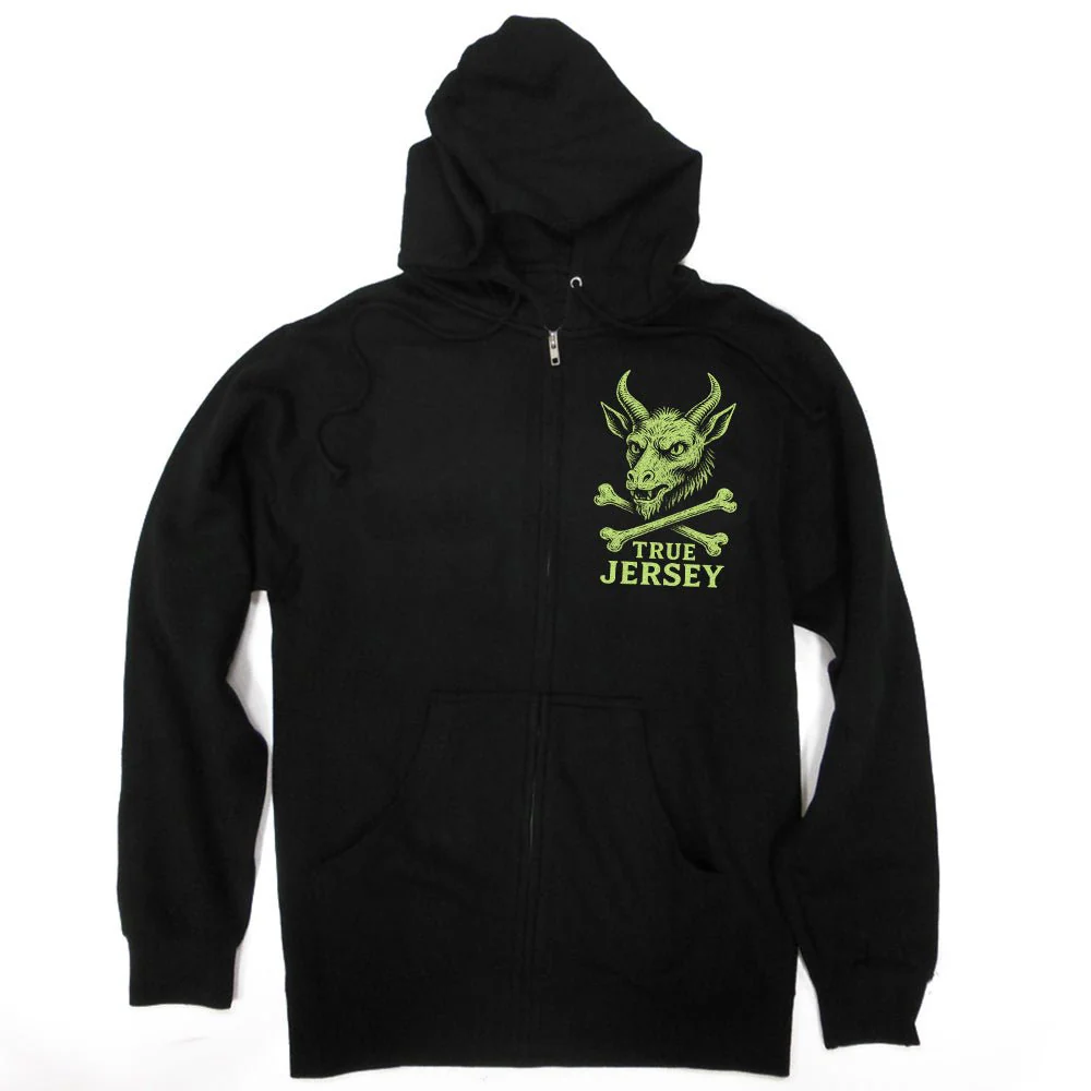 Jersey Devil Cryptid Society Zip Up Hoodie - Image 2