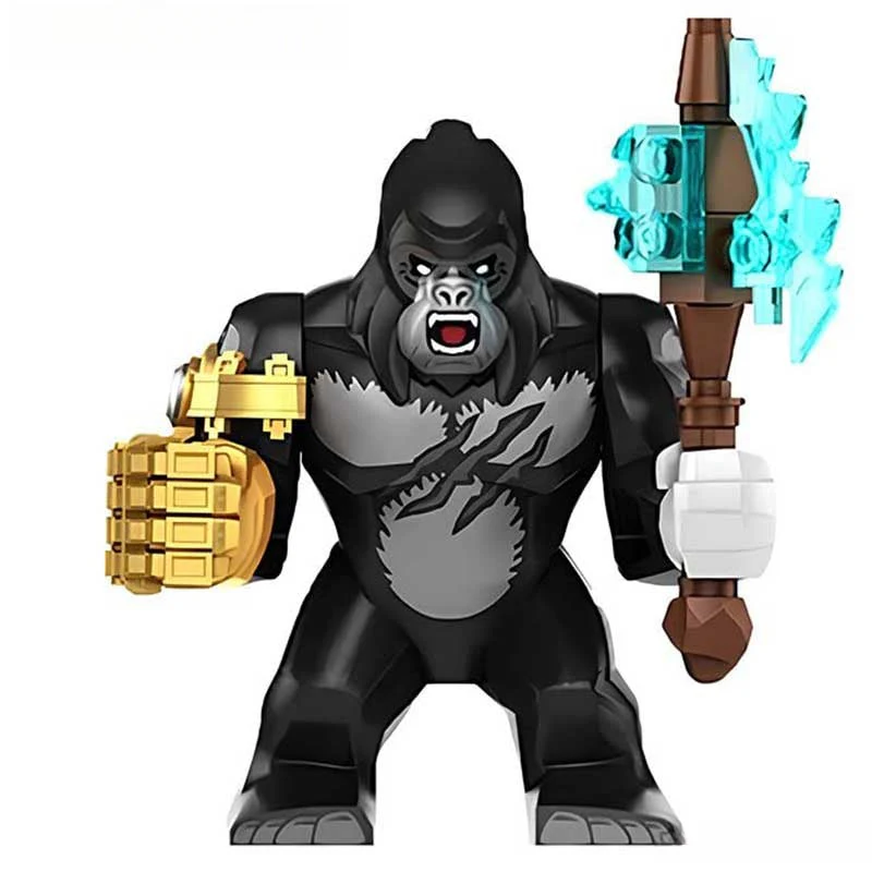 King Kong Big Size Kaiju Lego Minifigures Custom Toys