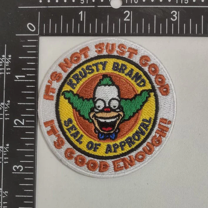 Krusty Seal of Approval Patch - Image 2