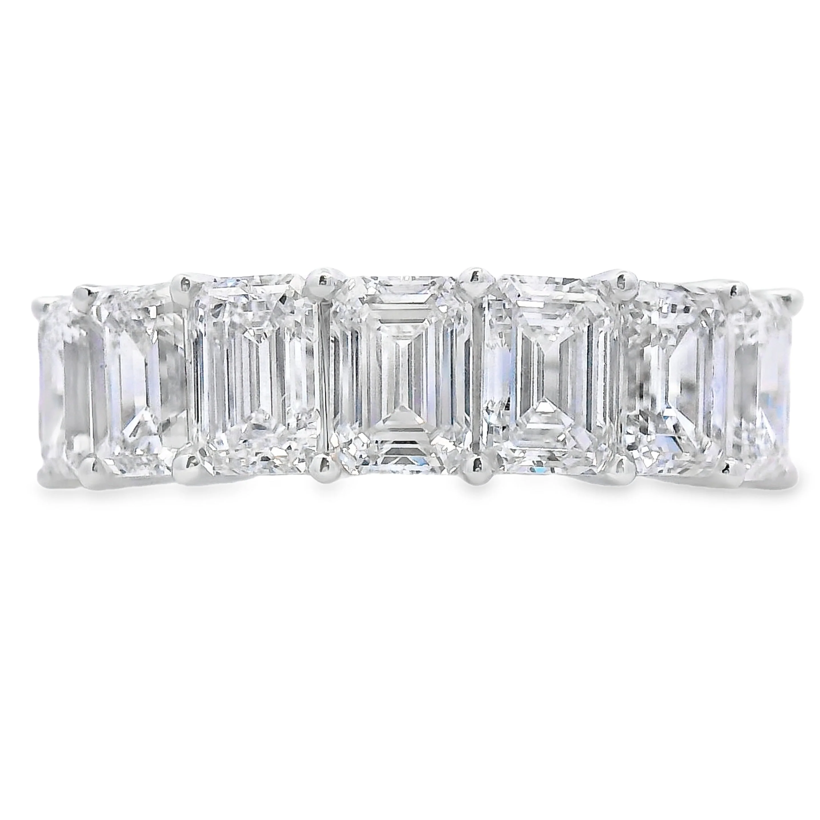 Lab Grown Diamond Fashion band rings 14KT White Gold