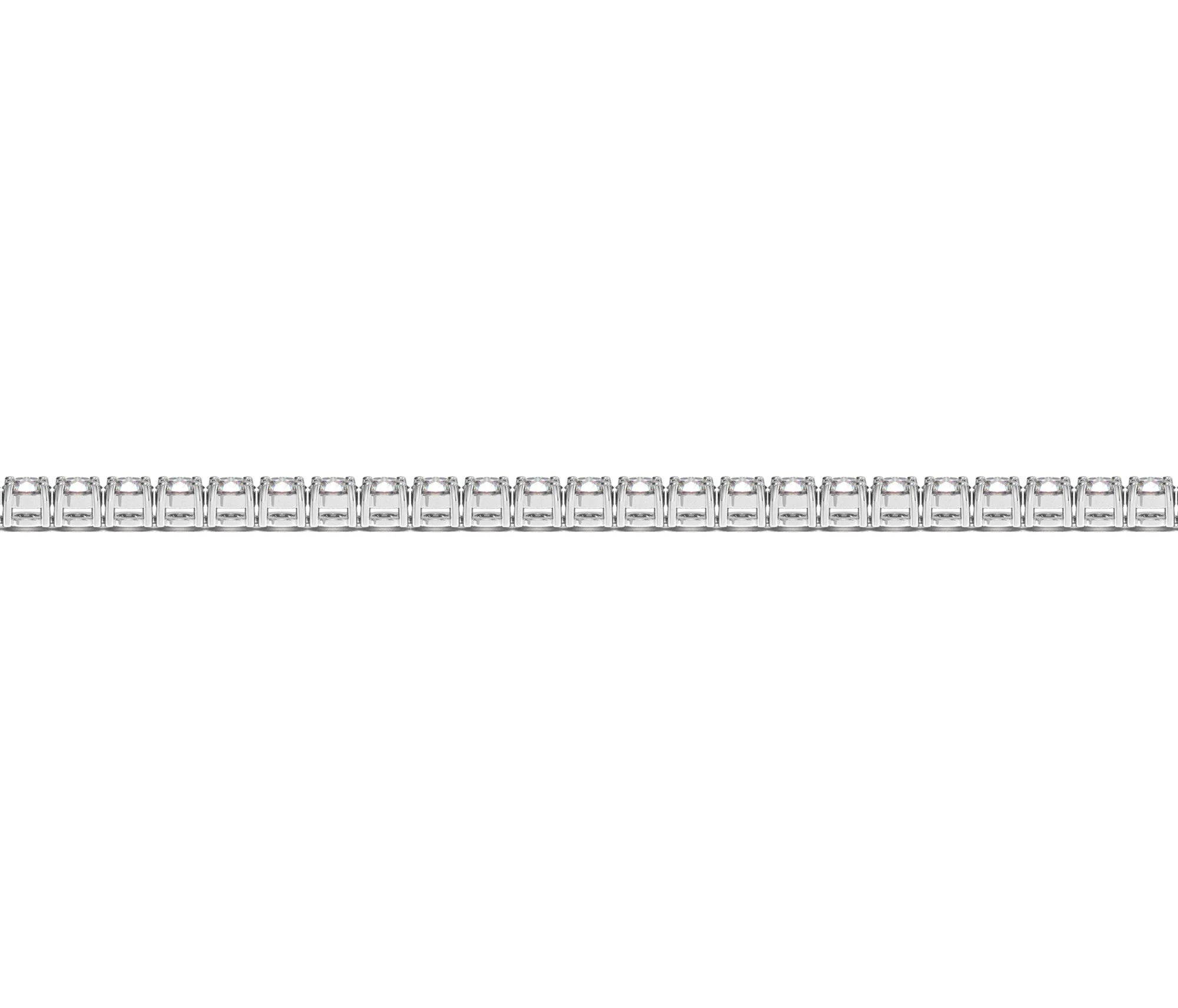 Lab Grown Round Diamond Tennis Bracelet in 14k White Gold (2 cctw F/G VS2/SI1) - Image 6