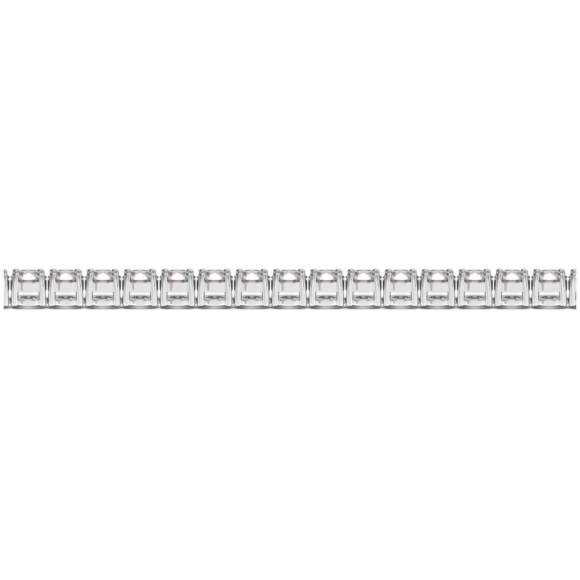 Lab Grown Round Diamond Tennis Bracelet in 14k White Gold (8 cctw F/G VS2/SI1) - Image 3